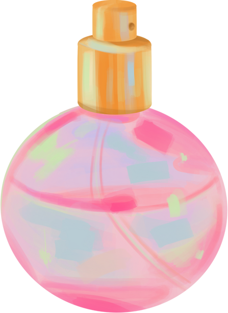 Dreamy Soft Painterly Holographic Perfume